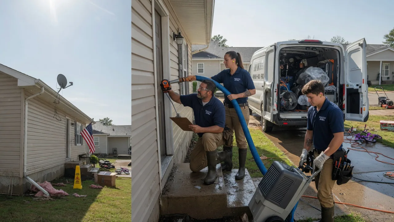 Ceiling Water Damage Restoration in Austin, KY near me